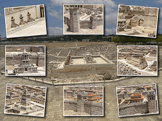 Model Of Jerusalem In The Second Temple Period