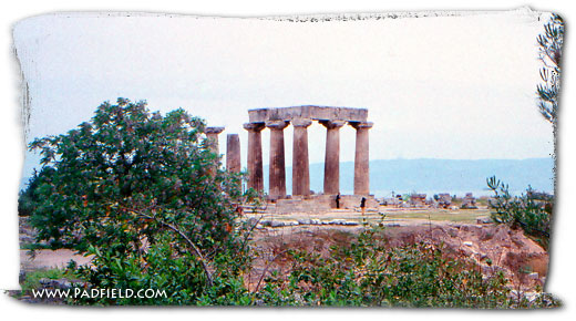 Temple of Apollo at Corinth, Greece;