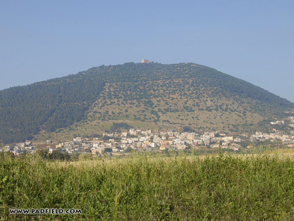 Mount Tabor, Israel in Lower Galilee, in the Jezreel Valley